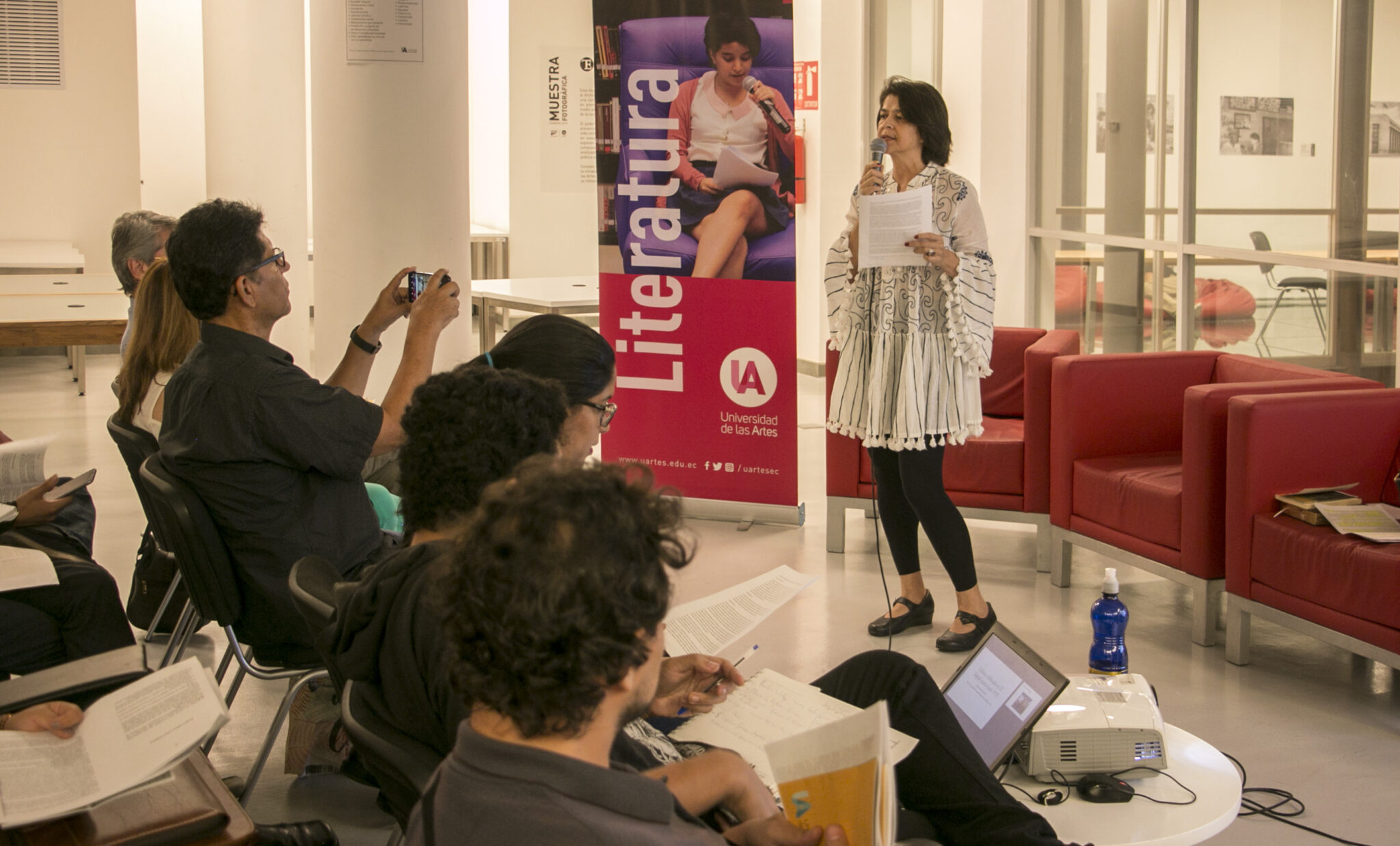 Muestra de literatura
